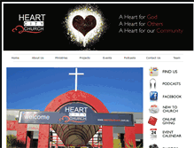 Tablet Screenshot of heartcitychurch.com.au